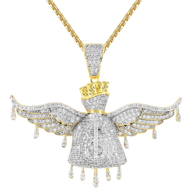Master Of Bling Dripping Dollar Bills Money Bag Angel