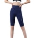 thumbnail image 3 of Pantalones de Yoga Qarigey nailon mujer absorbente para sudor levantamiento de pesas Azul oscuro S, 3 of 6