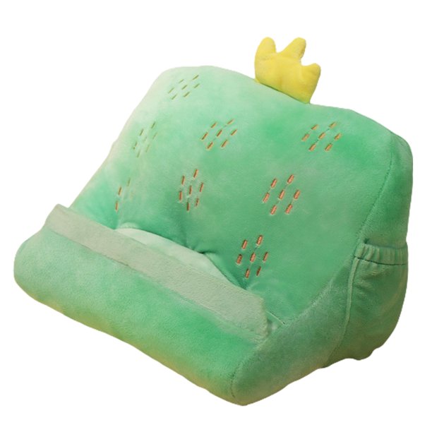 Soporte Para Tableta De Frutas, Soporte Para Tableta Triangular Portátil, Almohada De Felpa Suave, Soporte Para Cojín Para Tableta Para Cumpleaños, Vacaciones Y Navidad Scienceny EL017798-02