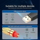 thumbnail image 3 of USB to Optical Audio Adapter USB A to Fiber Optic Audio SPDIF Port Connection Audio Converter Cable-Good, 3 of 5