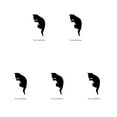 thumbnail image 1 of Youkk Autocollant de Panneau d'Animaux de Bande Dessinée Décoration Auto-Adhésive 5Set, 1 of 6