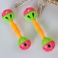 thumbnail image 7 of Goowood Parrot Toys Bird Rattle for Parakeets Conures Cockatiels Plastic Double Headed Bell Foraging Foot Toy Bird Cage Accessories, 7 of 7