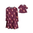 thumbnail image 2 of Leveret Girl and Doll Cotton Dress Fox 8 Year, 2 of 4