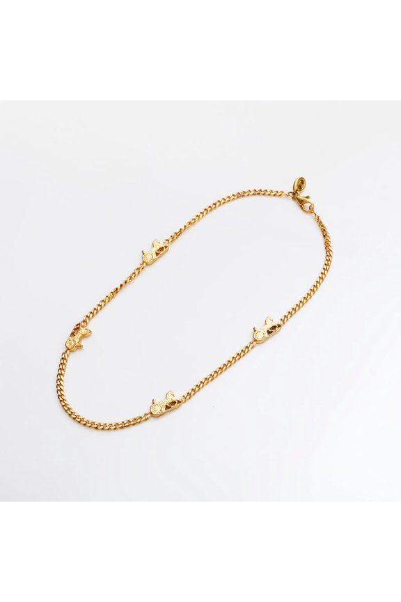 Pre-Owned Celine Horse-Drawn Chain Necklace, Gold, WS22921