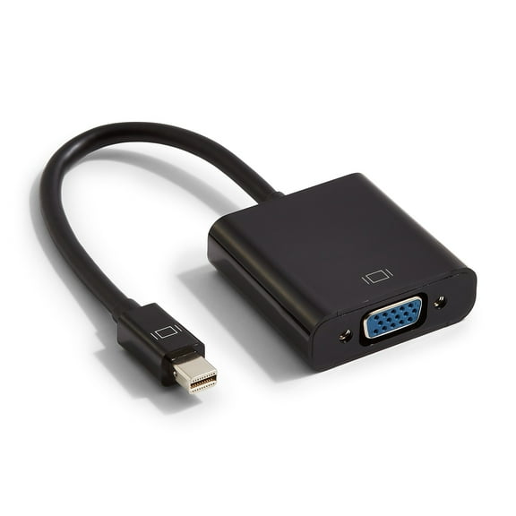 MyOfficeInnovations NX29744 0.5' Mini DisplayPort/VGA Audio/Video Adapter Black MYO24400028