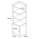 thumbnail image 4 of Mueble Esquinero de Melamina Anel– Estantería Organizadora con Estantes y Repisas, Diseño Moderno Minimalista para Sala, Oficina o Dormitorio, 4 of 6