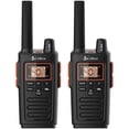 thumbnail image 1 of Walkie Talkies Cobra RX380 recargables con un alcance de 32 millas, paquete de 2, 1 of 7