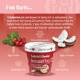 thumbnail image 4 of Gabriel & Daniel Organic Cranberry, Coconut Instant Oatmeal – Microwave-Ready Cups, 12 Pack, 4 of 8