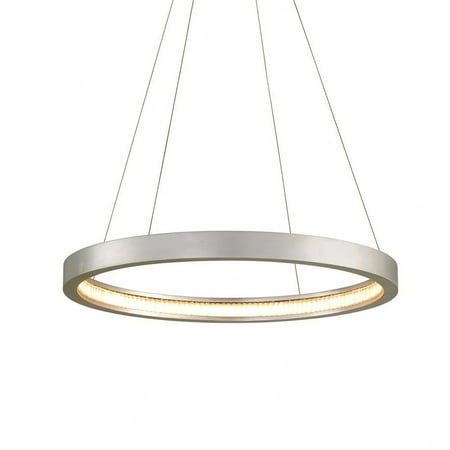 

Corbett Lighting - Jasmine - 28 Inch 64W 1 LED Pendant Silver Leaf Finish with