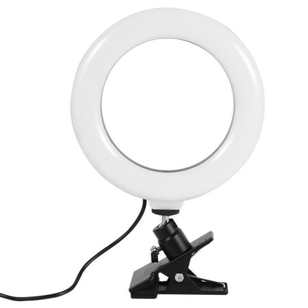 Image of 1 Set Clip on Ring Light Selfie LED Fill Light Clip Type Beauty Light Gift