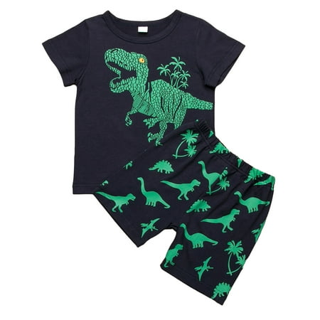 

Bebiullo 2pcs Boys Kids Outfits T-Shirt Pants Shorts Set Clothes Baby Girl 2-7Y USA