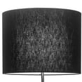 thumbnail image 6 of Modern Home Black Metal Tripod Director Floor Lamp with Jute Shade (Black), 6 of 7