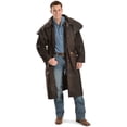 thumbnail image 2 of Outback Trading Co Men's Co. Long Oilskin Duster Brown XXX-, 2 of 4