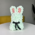 thumbnail image 3 of Foam Bunny with Roses Under 5 ! Yrmaups Cuddle Plush Toy Holiday Gift Decorative Bunny, Soft Stuffed Animal for Bedroom Decor, Gift for Valentine's Day Birthday, 3 of 6