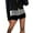 Black1, variant on Women's Sequin Micro Shorts Low Waist Sparkly 20s Leopard Print Shorts Rave Bottoms Hot Pants Clubwear Coffee M