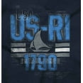 thumbnail image 2 of Rhode Island Vintage Ocean Sailboat Men's Graphic T Shirt Tees Brisco Brands X, 2 of 4