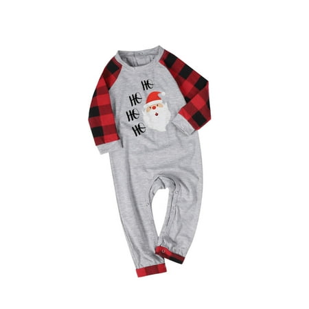 

Nomeni Matching Family Pajamas Sets Christmas Sleepwear Plaid Printed Long Sleeve Tee And Bottom Loungewear