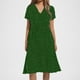 thumbnail image 1 of WILLBEST Vestidos para Mujer Verano Vestido Informal de Verano para Mujer Vestido de Cuello En V Vestido de Lunares de Color Liso Vestido de Manga Corta con Cordones y Lazo Grande, 1 of 3