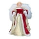 thumbnail image 4 of Adorno navideño para la punta del árbol, 30 cm, con estatua de alas, muñeco, adorno para la punta del árbol de Navidad Rojo, 4 of 9