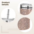 thumbnail image 3 of Botella de agua con diamantes de imitación Bling – Vaso de acero inoxidable aislado al vacío de 20 oz con pajita, elegante diseño brillante, mantiene las bebidas calientes/frías, perfecto para hidrata, 3 of 5