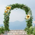 thumbnail image 5 of Wadada Artificial Flower Swag Wedding Arch Decor, Rose Wedding Arch Flowers, Rose Flower Swag Arrangements for Wedding Reception Backdrop Table Decorations Welcome Sign (2PCS), 5 of 6