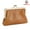 Brown, variant on Fashionable Genuine Leather RFID Blocking Women's Wallet with Kiss Lock, Card Slots and Zipper Coin Pocket 4120