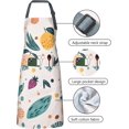 thumbnail image 3 of 2 Pack Floral Apron for Women with Pockets, Adjustable  Chef Aprons for Kitchen, Cooking, BBQ & Grill, 3 of 5