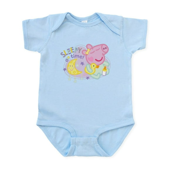 CafePress - Peppa Pig: Sleepy Time! - Baby Light Bodysuit, Size Newborn - 24 Months