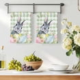 thumbnail image 3 of Easter Kitchen Towels Set of 1, Spring Rabbit Eggs Botanical Floral Green Lattice Absorbent Dish Towels for Kitchen, Microfiber Hand Towel, Quick Drying Tea Towel for Cleaning Decorative Dishcloths, 3 of 7