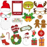 Christmas Photo Props, 20Pcs Christmas Party Favors, Booth Props