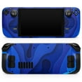 thumbnail image 2 of Design Skinz - Compatible with Steam Deck - Skin Decal Protective Scratch-Resistant Removable Vinyl Wrap Cover - 3D Blue Abstract Paper Cuts V1, 2 of 5