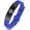 Blue, variant on Multi-religiou Wicca Jewelry - Adjustable Pentacle Pentagram Silicone Strap Bracelet - Supernatural Sacred Symbols Star of David Cross Om Yin Yang Triquetra Rubber Wristband for Protection, Pink