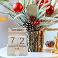 thumbnail image 6 of Pxyqht Wooden Calendar, Perpetual Calendar, Countdown Board, Desk Decorations, Home Ornaments, Ideal for Office and Living Room, 6 of 6