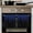 Blue, variant on Sage Green Black Ombre 1 Pack Kitchen Towel, Water Absorbent Dish Towel, Modern Abstract Striped Gradient Decorative Hand Towels - Quick Drying Cloth for Cooking Baking, 18x28 Inch