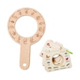 thumbnail image 2 of Bunblic Kids Wooden Learning Toy Developmental Portable Lightweight, Sturdy, Practical Boys Girls Outdoor Exploration Cognitive Board Round, 2 of 8