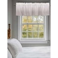 thumbnail image 3 of Valances for Windows Farm Khaki Rod Pocket Cafe Window Treatments Valance Curtains for Kitchen Bathroom Laundry Basement Windows 42"x18", 3 of 9