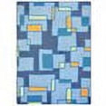 thumbnail image 2 of Kid Essentials - Teen Area Rugs Outside the Box, 3'10" x 5'4", Cool Blue, 2 of 2