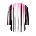 thumbnail image 5 of CYMMPU Blouses for Women Dressy Casual Pleated V Neck Tunic Tops Spring Tops 3/4 Sleeve Loose Fit Striped Ombre Fall Fashion Shirts Flowy Topss XL, 5 of 5