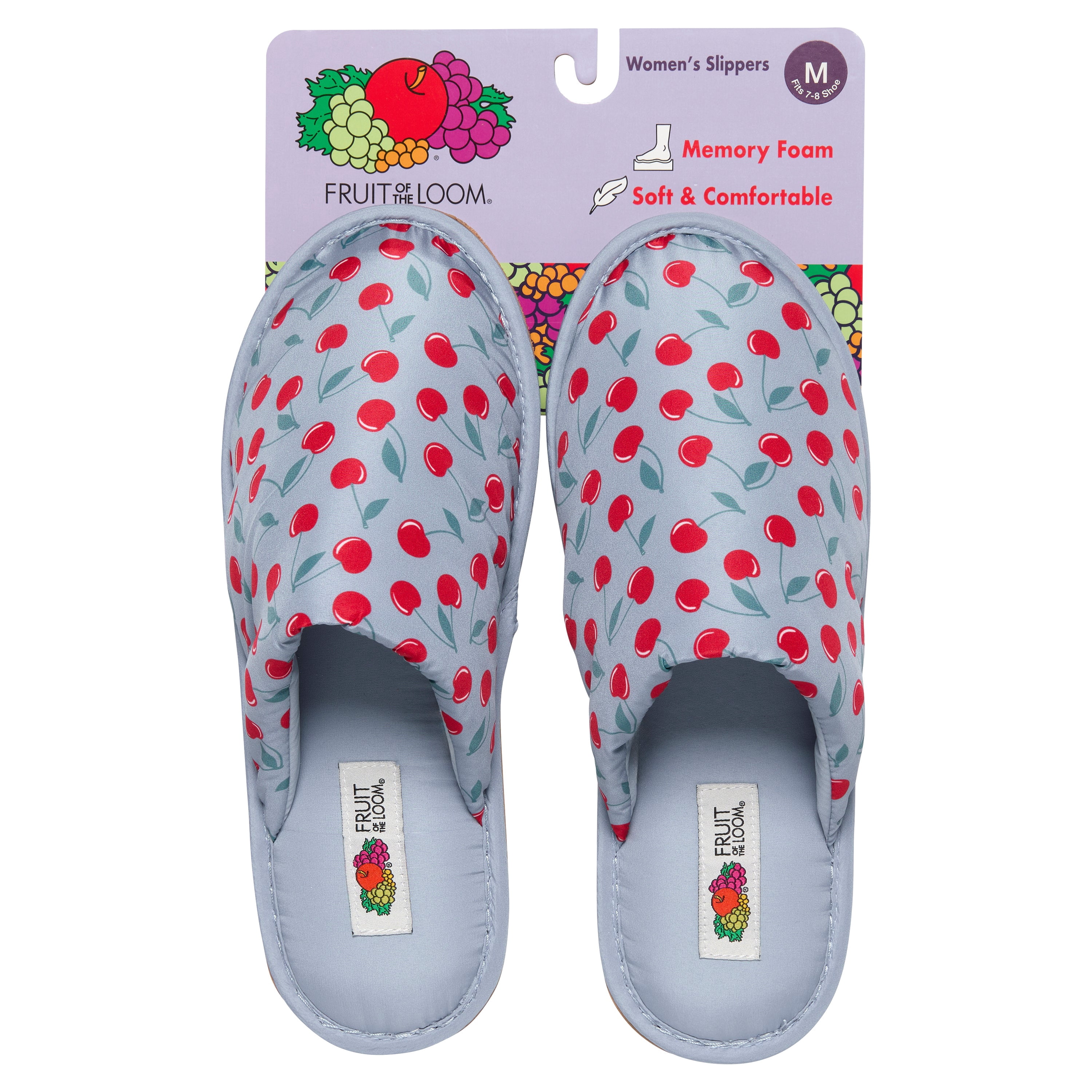 Fruit of the Loom Women's Nylon Padded Slippers
