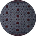 thumbnail image 1 of Ahgly Company Indoor Round Abstract Purple Abstract Area Rugs, 6' Round, 1 of 6