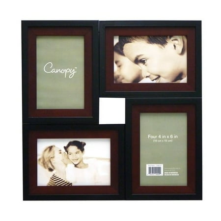 Canopy Opening canopy 4 opening collage frame black walnut walmart Canopy Opening canopy 4 opening collage frame black walnut walmart