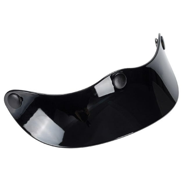 koolsoo Helmet Peak Shield Easy Installation Sun Protection Vintage Direct Replace Black