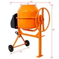 thumbnail image 4 of Cement Mixer,5 Cu. Ft Electric Concrete Mixer Machine, 650W AC Motor Portable Power Cement Mixers for Mortar, Stucco and Fodder, 4 of 9