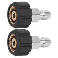thumbnail image 1 of 2X Pressure Washer Twist Connect M22 14mm x 3/8 Inch Quick Disconnect Plug High Pressure B Fitting, 5000 PSI, TWIS281, 1 of 8