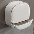 thumbnail image 4 of Soap Holder Dish Shower, Bar Soap Holder with Drainage, Self Draining Soap Holder, Wall Mounted Soap Box Tray Container for Bathroom, Bathtub Kitchen Sink, 1 Pcs, 4.72x1.96x4.52", 4 of 9