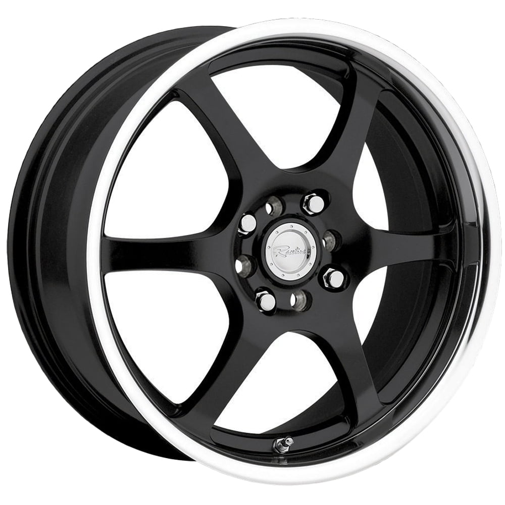 18" Inch Raceline 126 18x7.5 5x110/5x114.3(5x4.5") +45mm Black Wheel