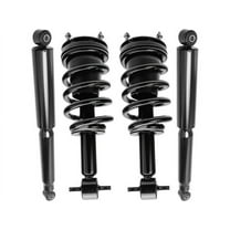 Front and Rear Suspension Strut and Shock Absorber Assembly Kit - Compatible with 2007 - 2019 GMC Yukon 2008 2009 2010 2011 2012 2013 2014 2015 2016 2017 2018