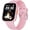 Pink, variant on Smart Watch for Kids, 1.8" Fitness Tracker Watch Pedometer, Heart Rate, Sleep Monitor, IP68 Waterproof, Calorie Step Counter, Puzzle Games with/Without APP for Girls Boys Teens 5-16, Black