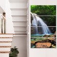 thumbnail image 1 of Djur Djur Cascade - Impression sur Toile de Photographie de Paysage, 1 of 3