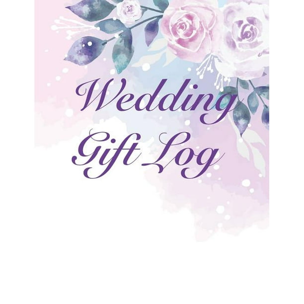 Wedding Gift Log Bridal Shower Gift Log